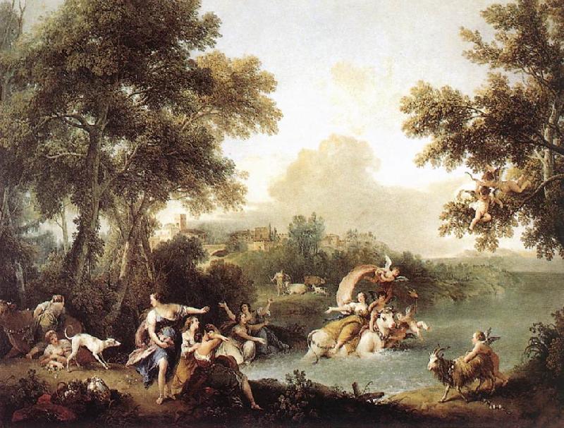 ZUCCARELLI  Francesco The Rape of Europa oil painting picture